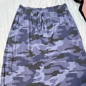 Knee length skirt